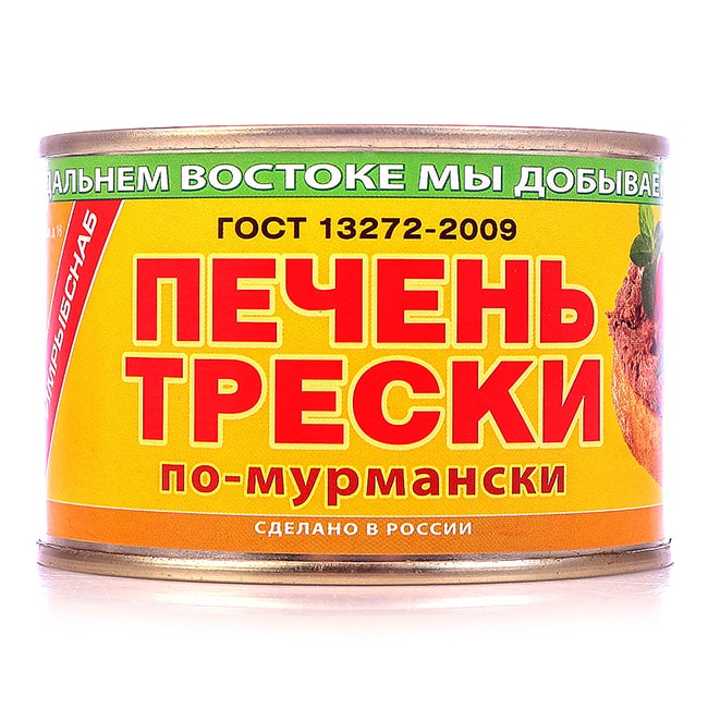 Примрыбснаб Печень трески по-Мурмански 240 гр.